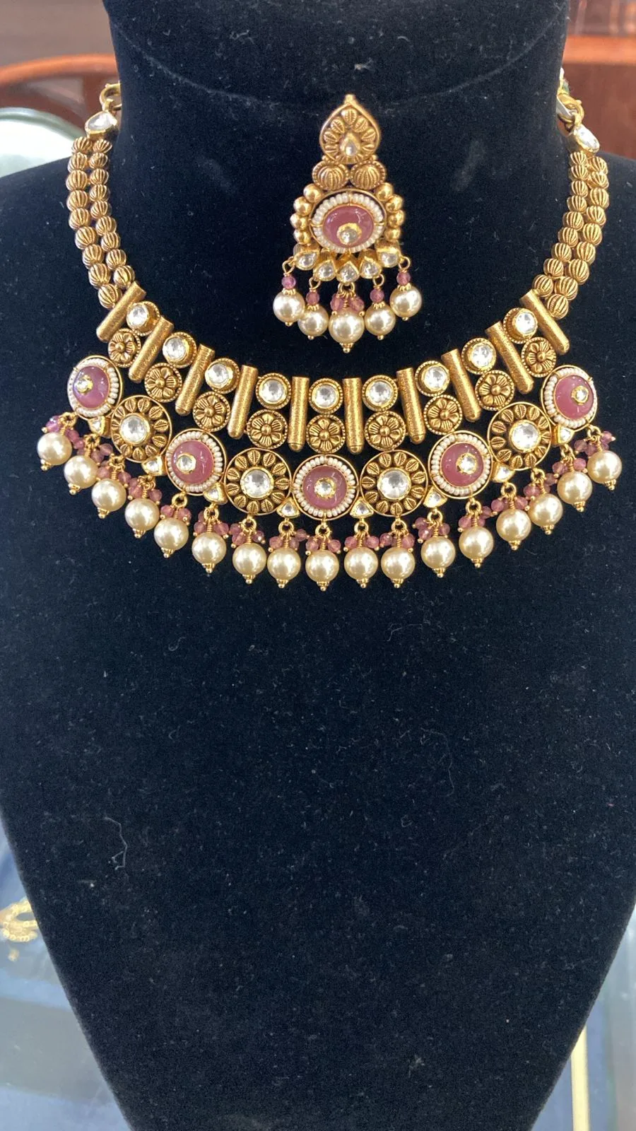 Gold Necklace Set