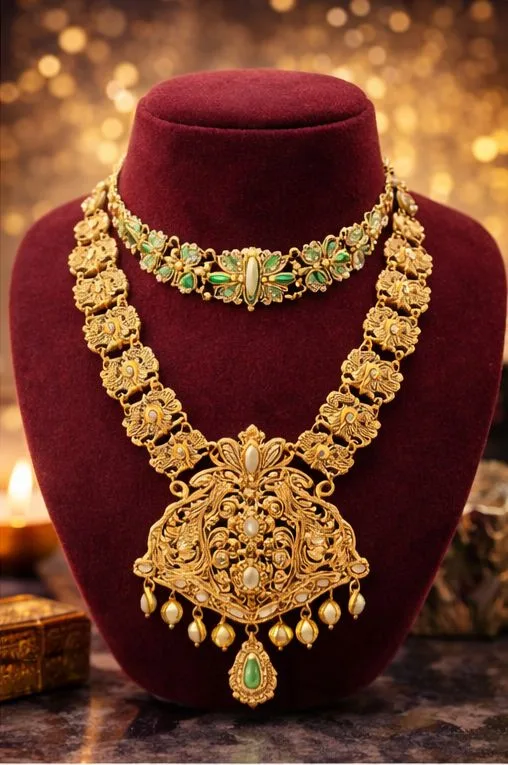 Temple Haar with Pendant